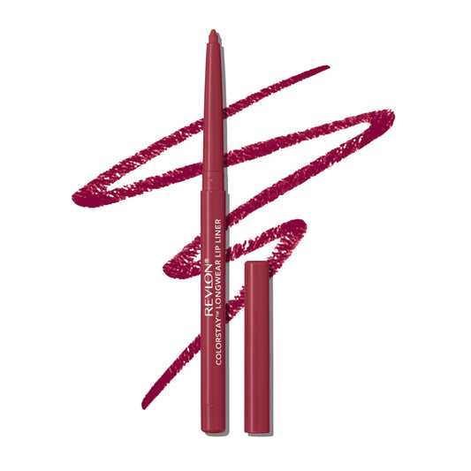 Revlon Colorstay Lip Liner Makeup with Built-in-Sharpener, Longwear Rich Colors, Smooth Application, 670 Wine, 0.01 oz Beauty & Personal Care REVLON
