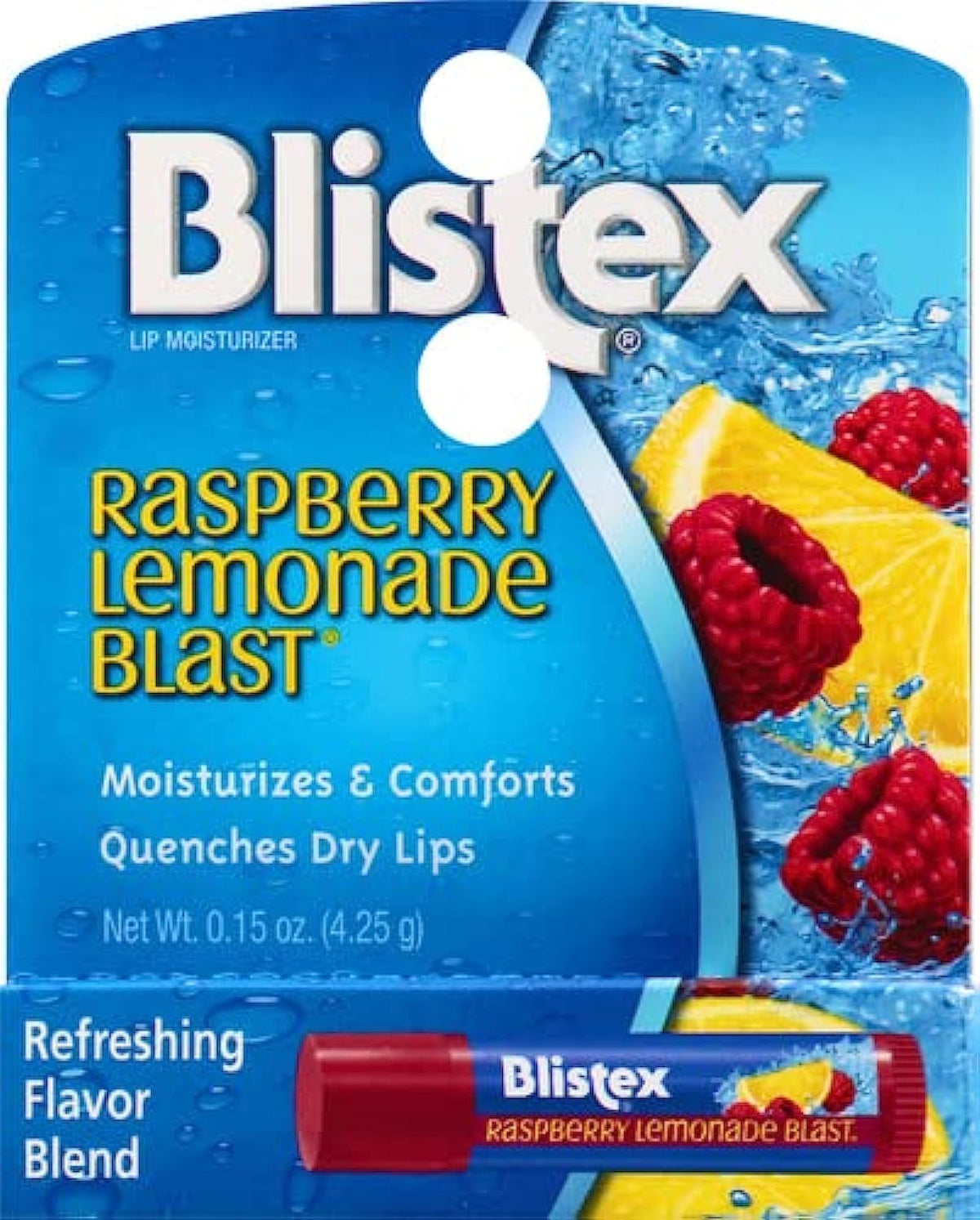 Blistex Lip Protectant, Spf 15, Raspberry Lemonade Blast, 0.15 oz Beauty & Personal Care Blistex