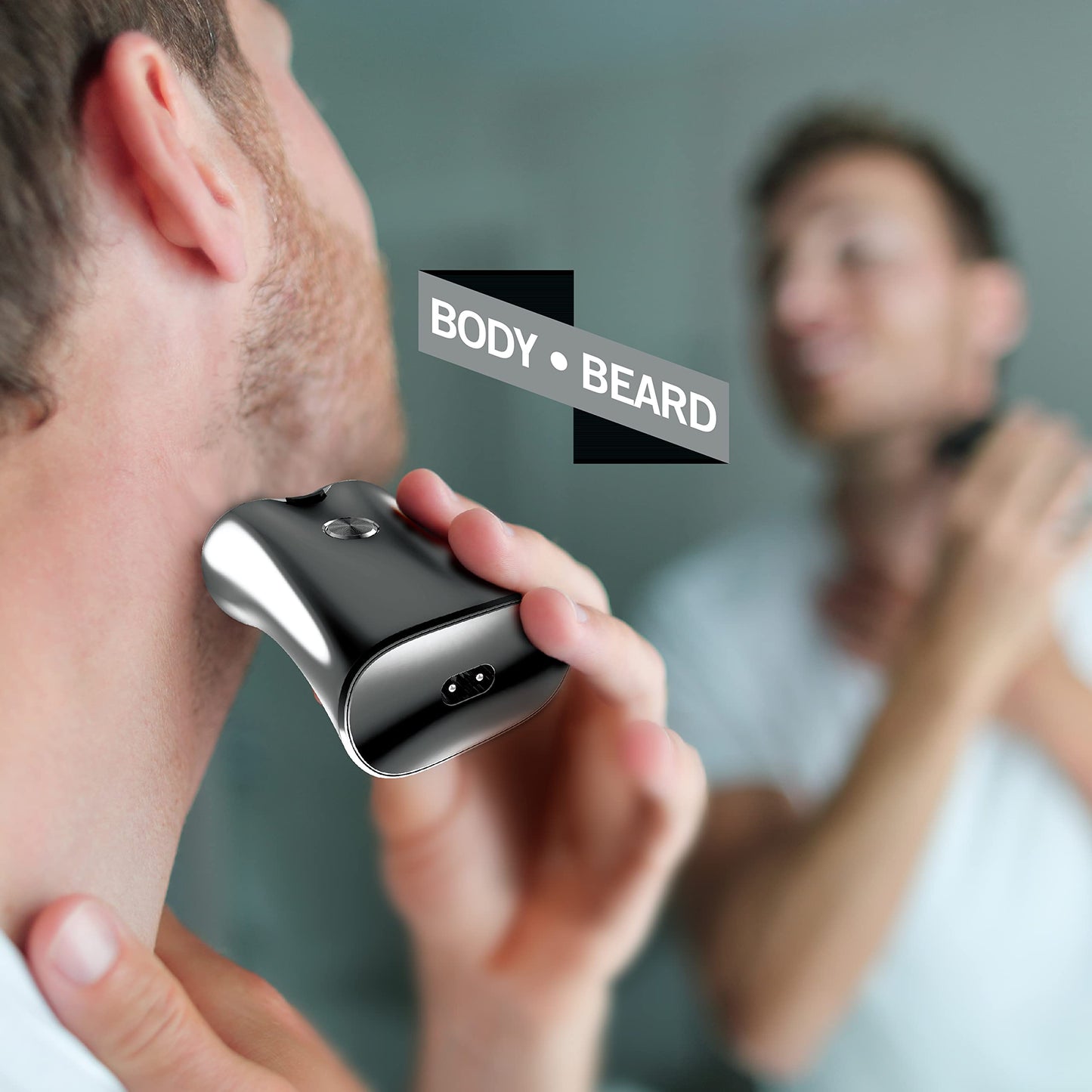 Perry Ellis Electric Shaver for Men, Cordless Rotary Razor, Rechargeable Travel Shaver with Dual Blades, Waterproof IPX5, Compact Grooming Kit Beauty and Personal Care Perry Ellis