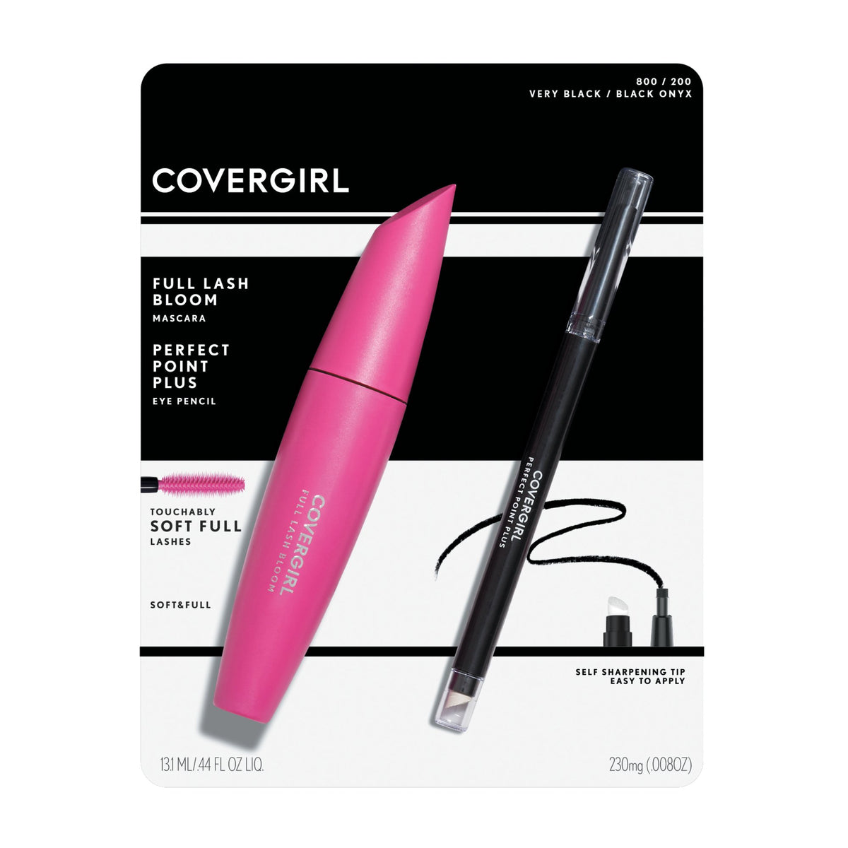 COVERGRIRL Full Lash Bloom + Perfect Point Plus Eyeliner - 200 Black Onyx
