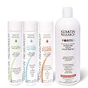 Forte Plus Extra Strength Brazilian Keratin Hair Treatment Professional 1000ml Bottle with 300ml Moisturizing Shampoo, Moisturizing Conditioner Beauty & Personal Care KERATIN RESEARCH