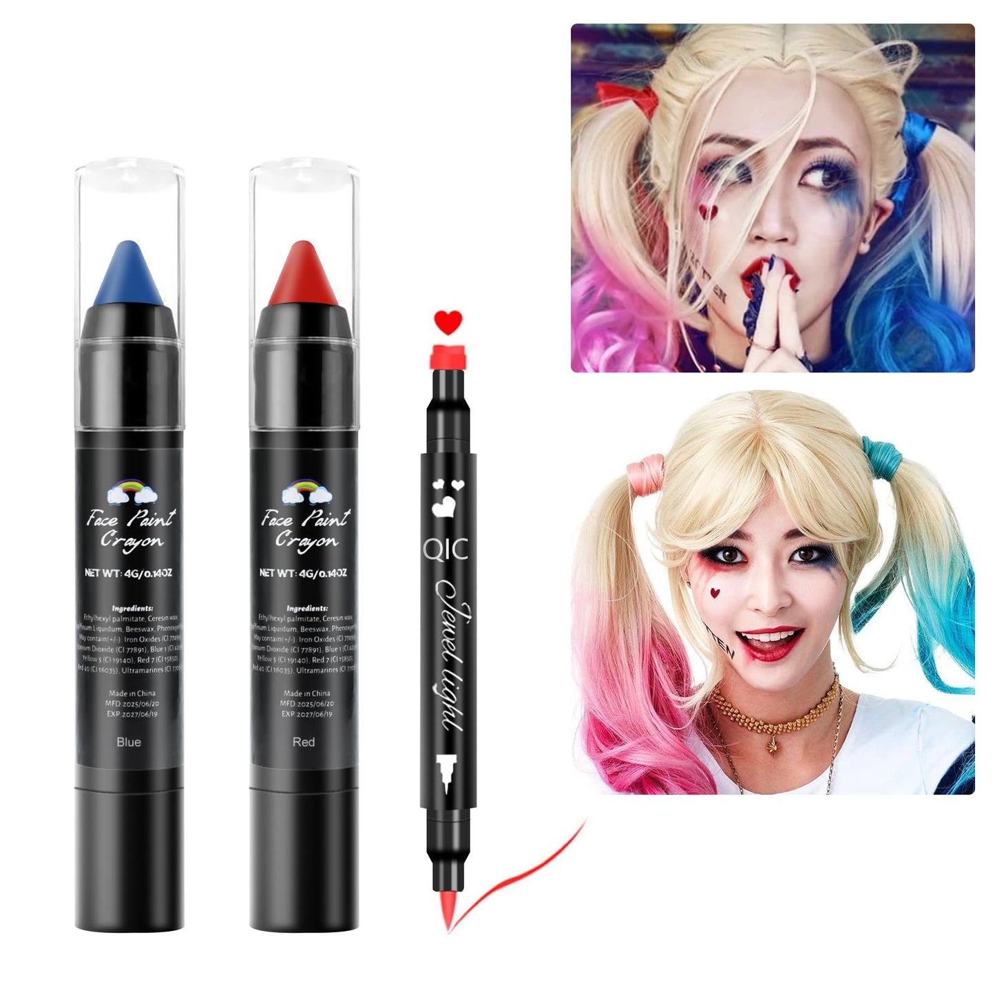 Face Paint Kit for Halloween Beauty & Personal Care obullights