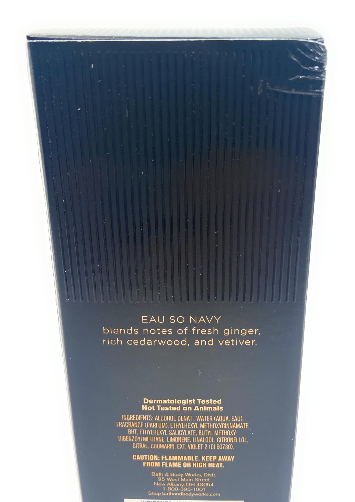 Bath and Body Works Eau So Navy Men's Collection Cologne 3.4 Fluid Ounce Spray Beauty & Personal Care Bath & Body Works