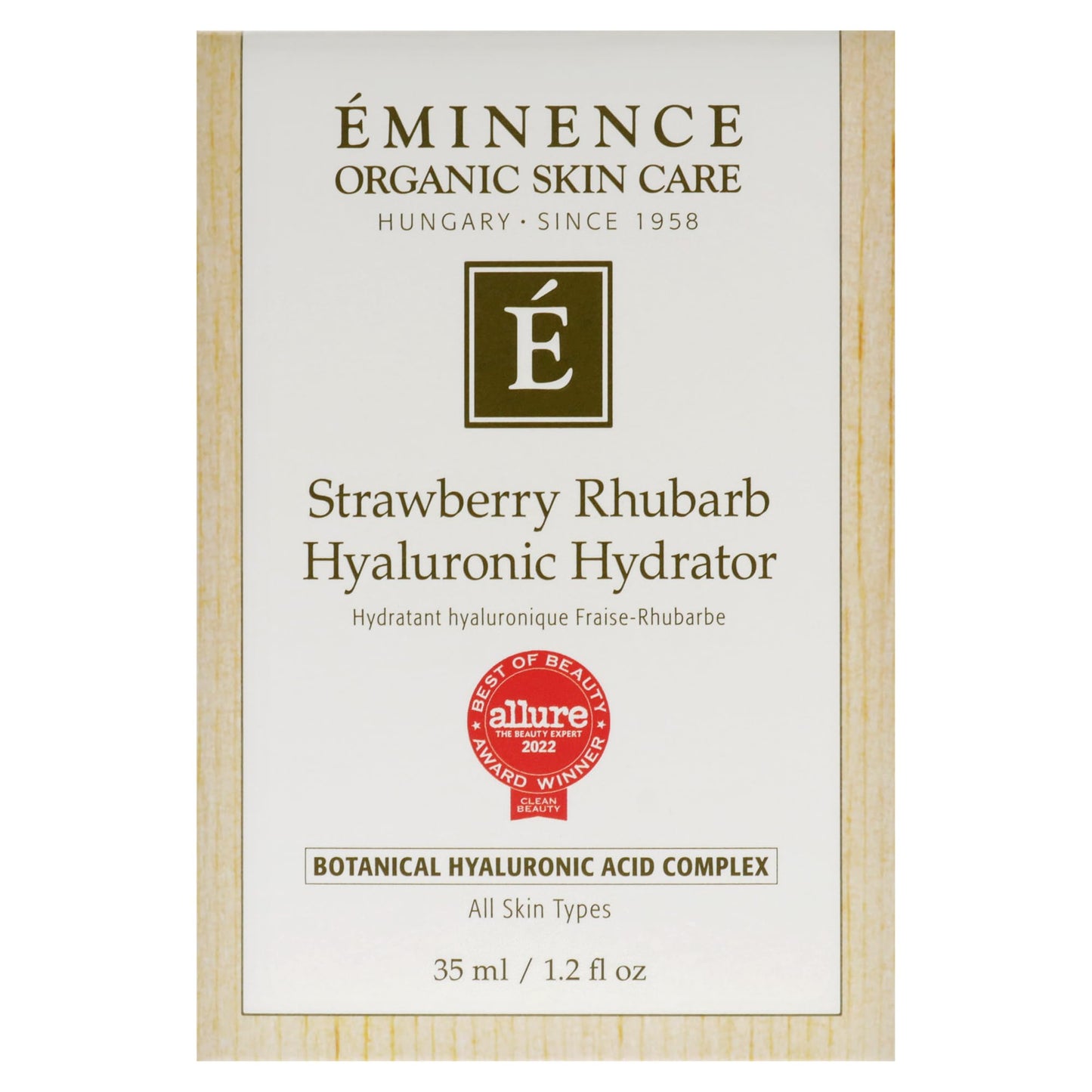 Eminence Strawberry Rhubarb Hyaluronic Hydrator for Unisex - 1.2 oz Cream Beauty & Personal Care Eminence