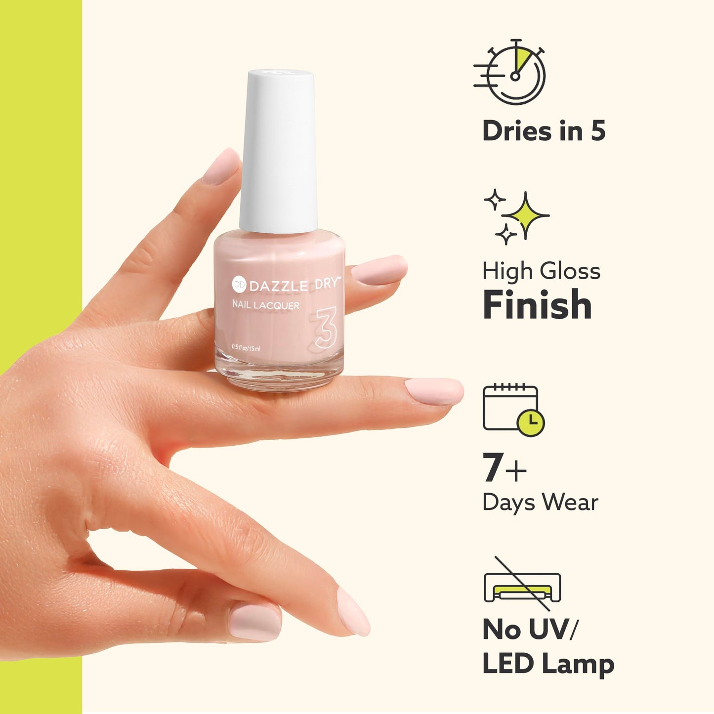Dazzle Dry Mattify Top Coat, Step 4 - Quick Dry, Nail Polish (0.5 fl oz) Beauty and Personal Care Dazzle Dry