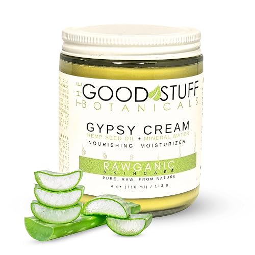 The Good Stuff Botanicals Gypsy Cream | Body and Face Moisturizer for Dry Skin | Daily Moisturizer | Fragrance Free | Organic Hemp oil and Hot Spring Beauty & Personal Care The Good Stuff Botanicals