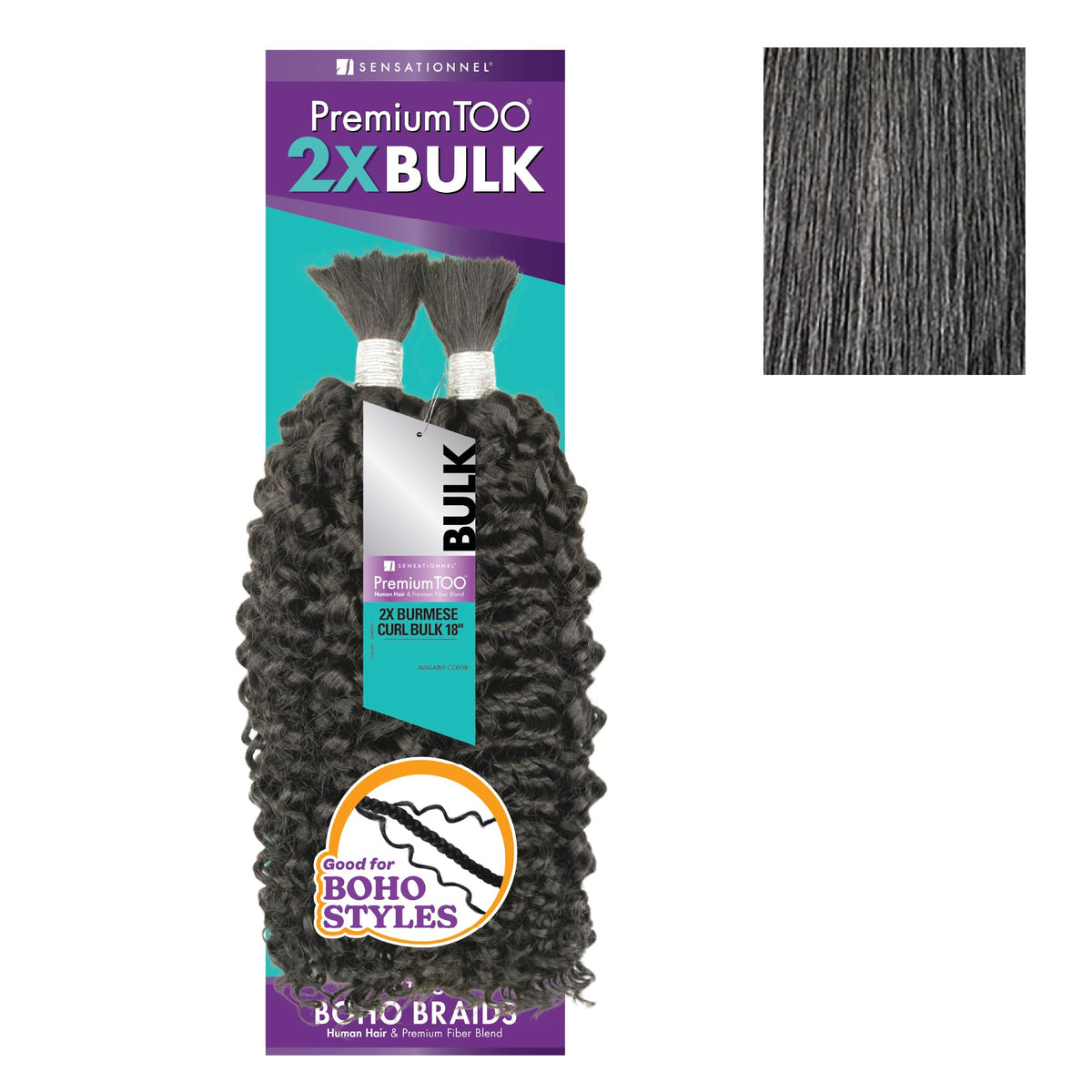 Sensationnel PremiumToo Bulk Weaving-2X Burmese Curl,18 inch, M44
