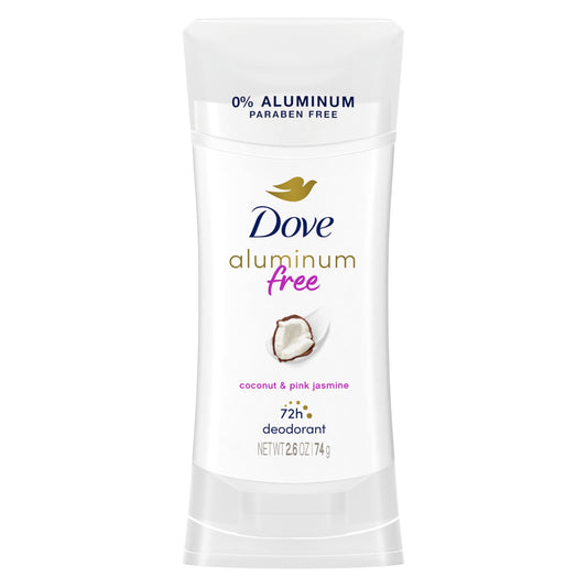 Dove Aluminum Free Deodorant for Women Coconut and Pink Jasmine 72 hour odor protection 2.6 oz Beauty and Personal Care Dove