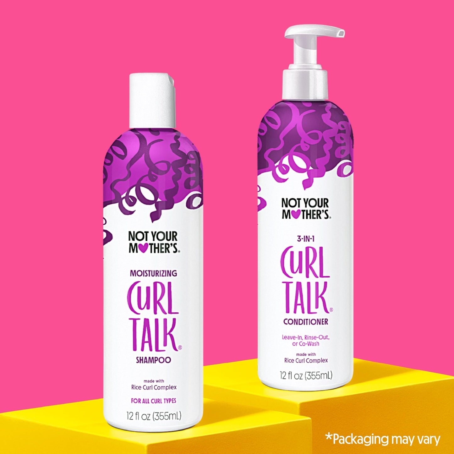 Not Your Mother's Curl Talk Shampoo and Conditioner Set for Curly Hair - (2 Pack) 12 fl oz - Shampoo and Conditioner for Women with All Curl Types Beauty & Personal Care Not Your Mother's