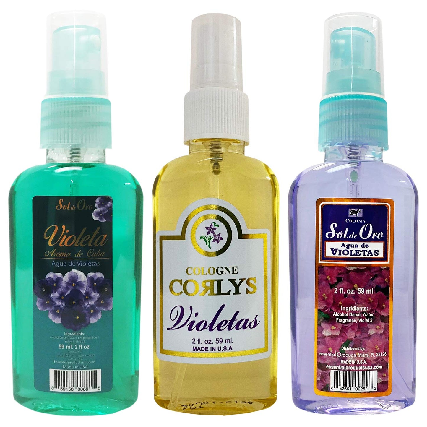 ELP ESSENTIAL Corlys Baby Cologne Violets Spray 2oz Pack of 3 Beauty & Personal Care ELP ESSENTIAL