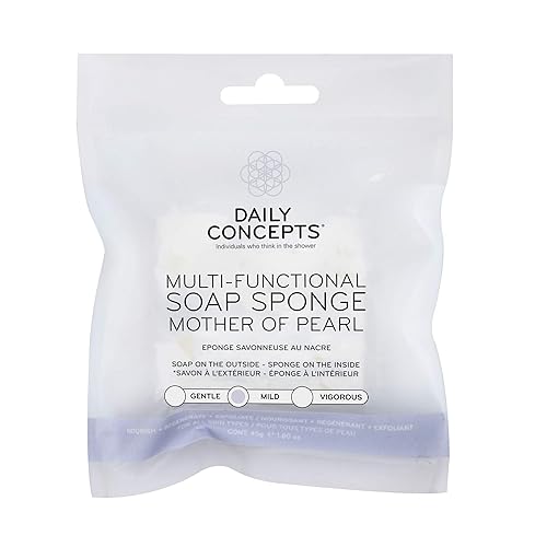DAILY CONCEPTS Multi-Functional Soap Sponge, Mother of Pearl Beauty & Personal Care DAILY CONCEPTS
