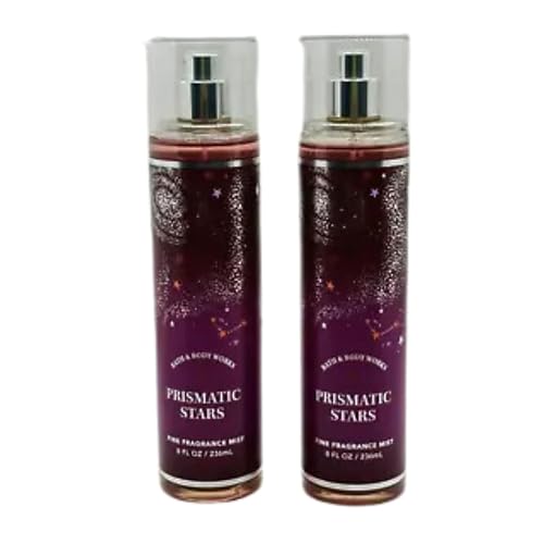 Bath & Body Works Fine Fragrance Mists, Set of 2, 8oz Each Bottle (Prismatic Stars) Beauty & Personal Care Bath & Body Works