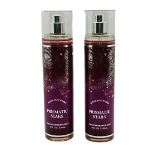 Bath & Body Works Fine Fragrance Mists, Set of 2, 8oz Each Bottle (Prismatic Stars) Beauty & Personal Care Bath & Body Works