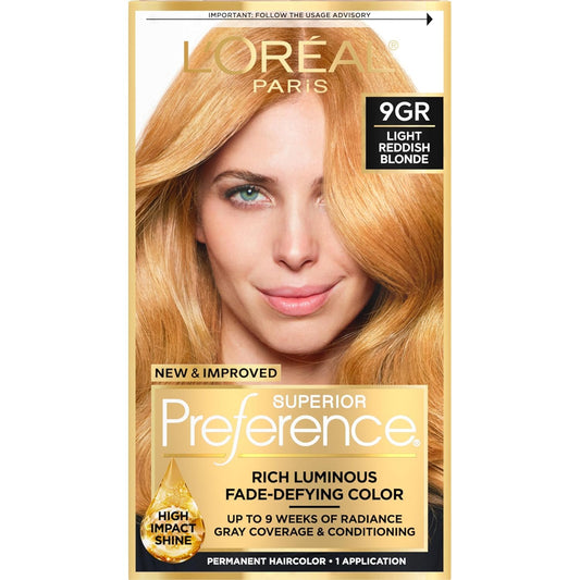 L'Oreal Superior Preference - 9GR Light Reddish Blonde (Warmer) 1 Each Beauty & Personal Care L'Oreal Paris