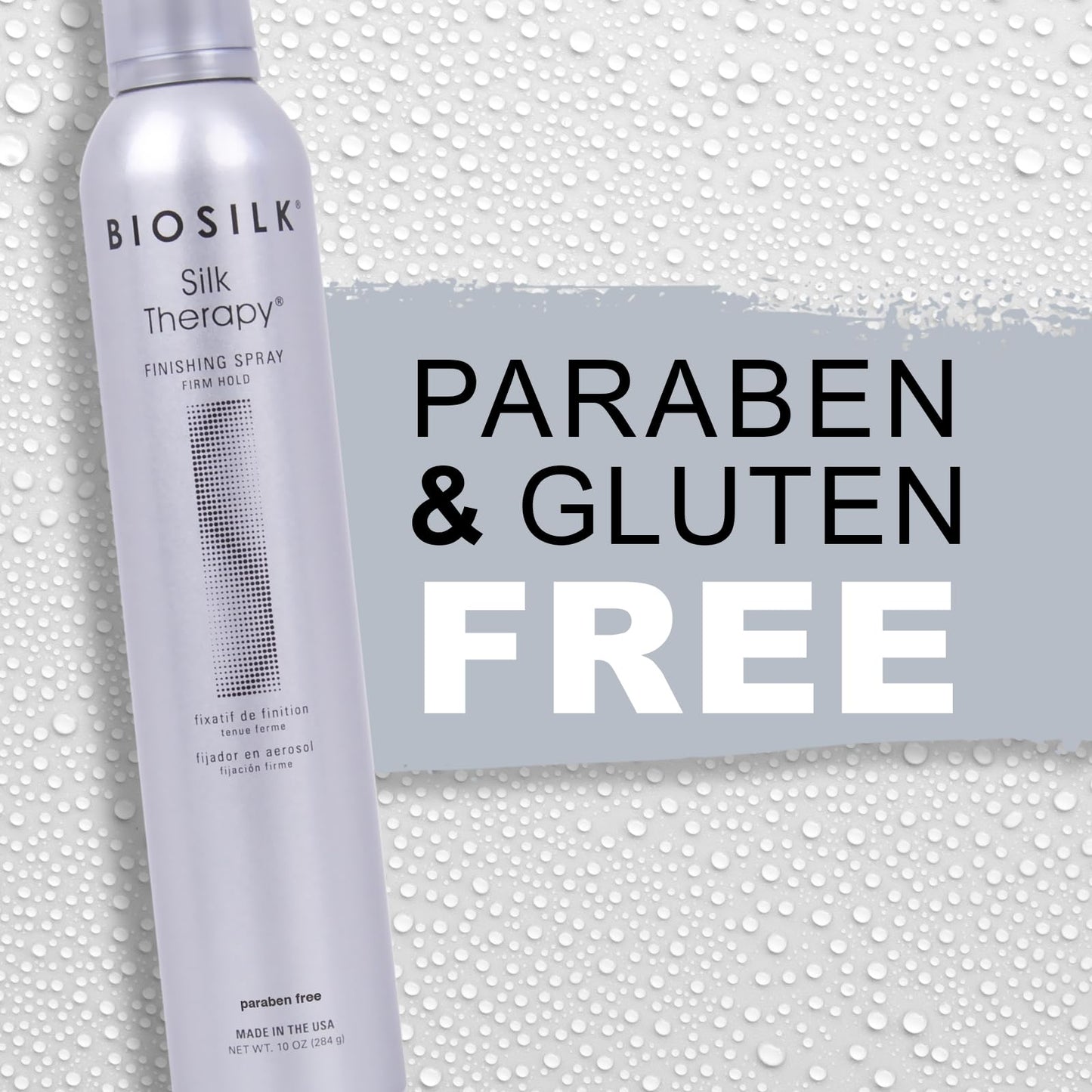 BioSilk Silk Therapy Finishing Spray Firm Hold, Strong-Hold Hairspray for Long-Lasting Styles, Adds Brilliant Shine & Keeps Hair Touchable Beauty & Personal Care BioSilk
