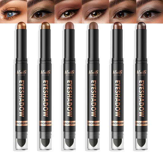 LANGMANNI 6 Color Dual-Ended Eyeshadow Stick Set #11+#12+#13+#14+#15+#16 Beauty and Personal Care LANGMANNI Default Title
