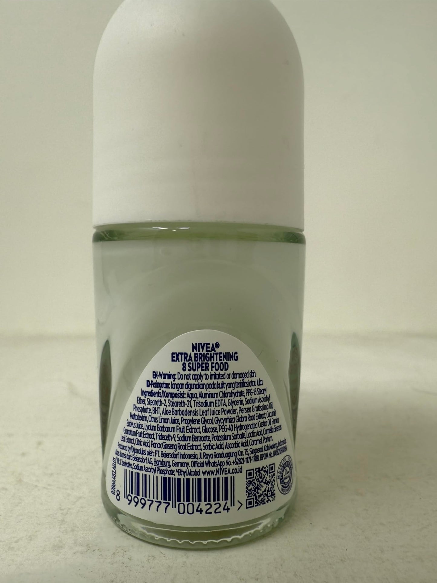 NIVEA Women Extra Brightening Roll-On Deodorant 25ml - 48H Sweat & Odor Protection - Smooth Underarms - Vitamin C & Licorice Formula - Gentle Skin Beauty and Personal Care NIVEA