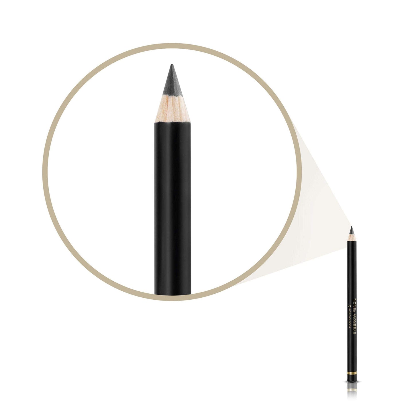 Max Factor Eyebrow Pencil - # 1 Ebony, 1 Pc Beauty & Personal Care Max Factor