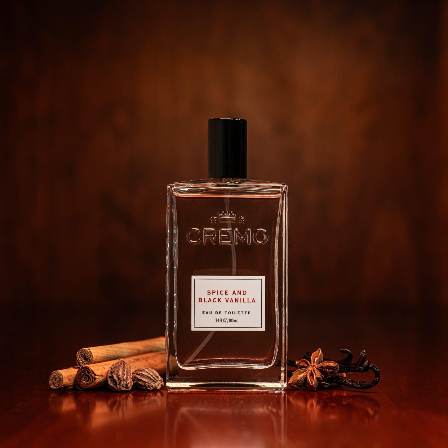 Cremo Cologne For Men - Spice & Black Vanilla Mens Cologne Spray, An Explosion of Vibrant Spices, Dark Woods and Black Vanilla, Multi-Layered Beauty & Personal Care Cremo