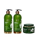ORGANIC KERATIN SYSTEM PREMIUM - PROFESSIONAL HAIR STRAIGHTENING BUNDLE (Clarifying Shampoo 500ml + Keratin Treatment 500ml + Mask 500ml) Beauty & Personal Care KERARGANIC