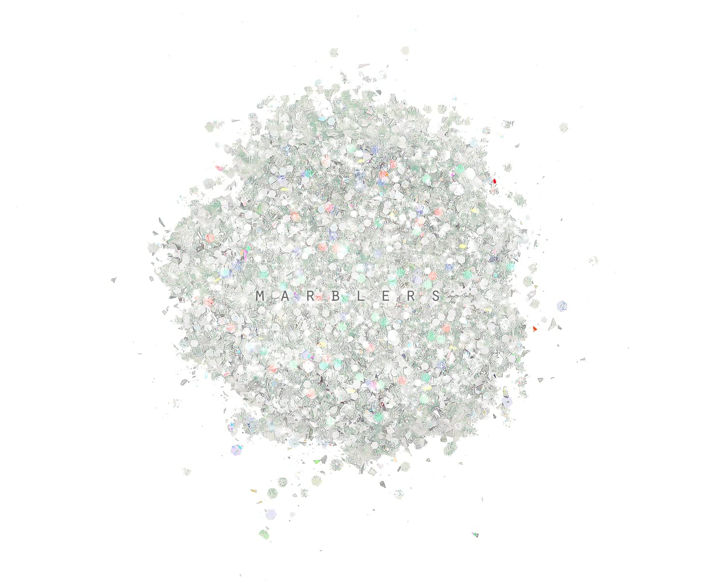 MARBLERS Holographic Glitter [Mixed Silver] 1.5oz (42g) | Chunky | Non-Toxic, Vegan, Cruelty-Free | Face, Body, Eyeshadow, Hair, Festival, Party Beauty & Personal Care MARBLERS
