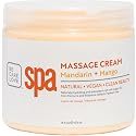 BCL SPA Massage Cream organic Mandarin + Mango body lotion with shea butter, aloe vera, peppermint, argan and jojoba oils, body cream to invigorate Beauty & Personal Care BCL SPA