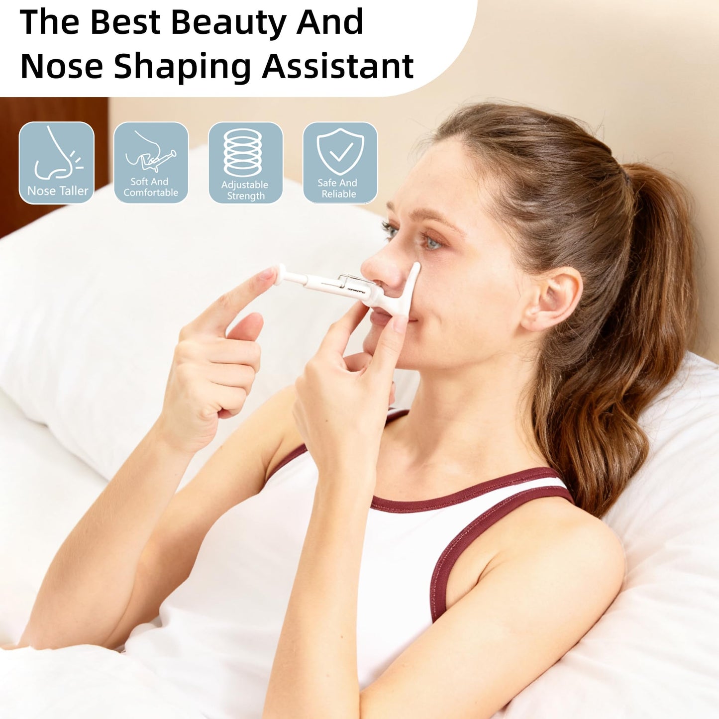 Nose Up Lifter Manufactured Nose Shaper Shaping For Wide Noses Slimmer Straightener Lifting Up Clip Beauty Device Up High Tool Lifting Adjustable Soft Beauty and Personal Care visualsource
