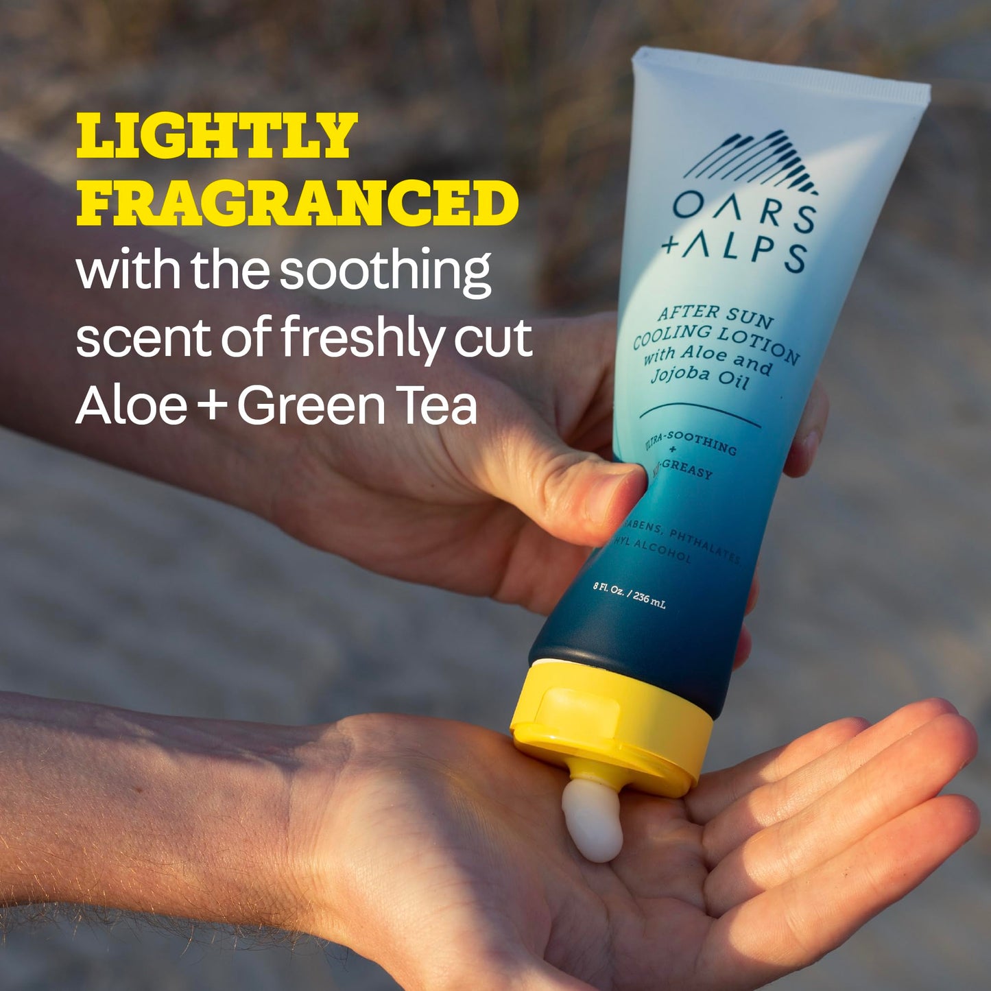 Oars + Alps After Sun Cooling Lotion, Includes Aloe Vera and Cucumber Extract for Sunburn Relief, Fresh Cut Aloe Scent, 8 Fl Oz Beauty & Personal Care Oars + Alps