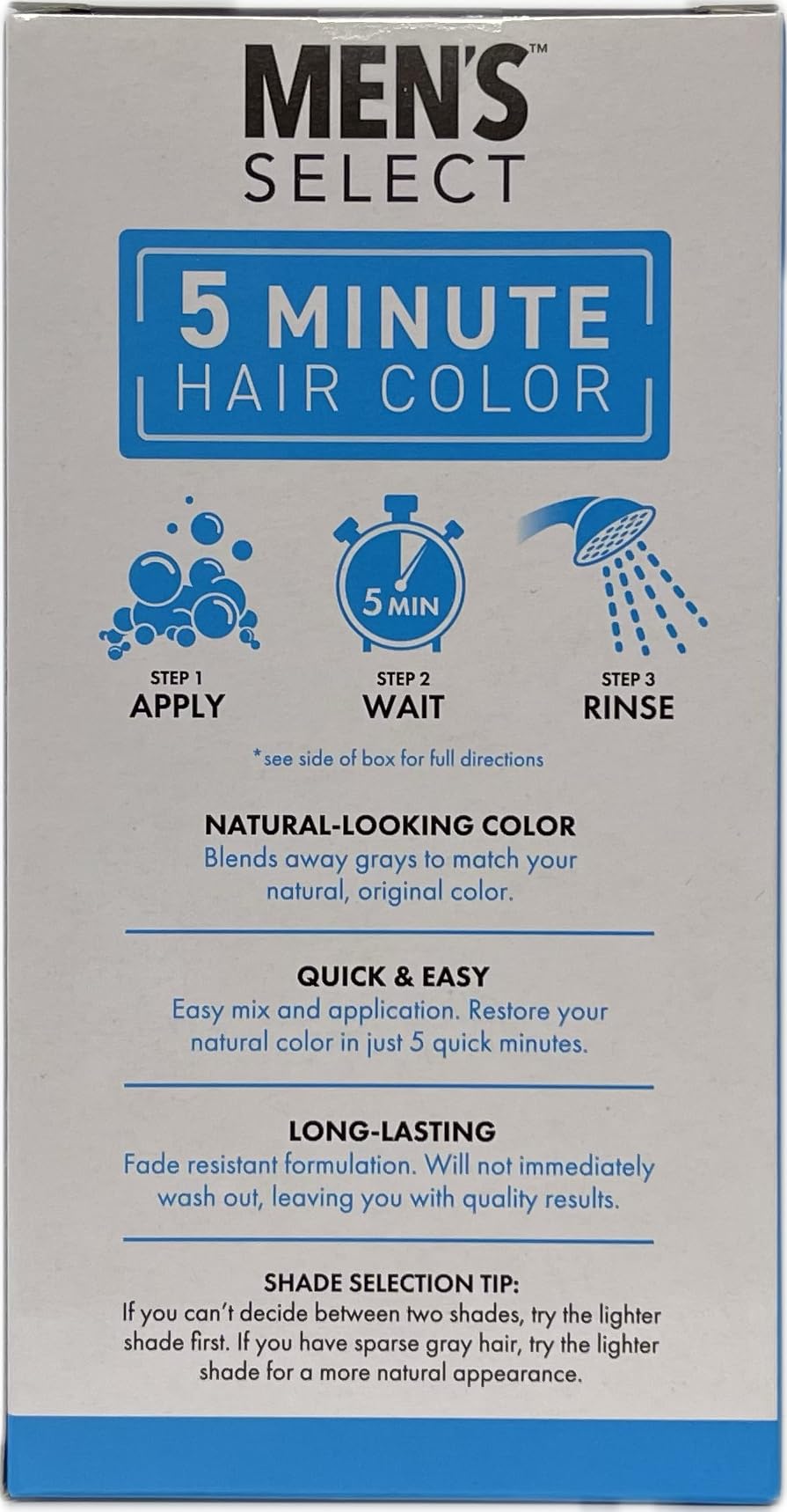 Men's Select Hair Color-Black Case 369765 Beauty & Personal Care Mens Hair Color