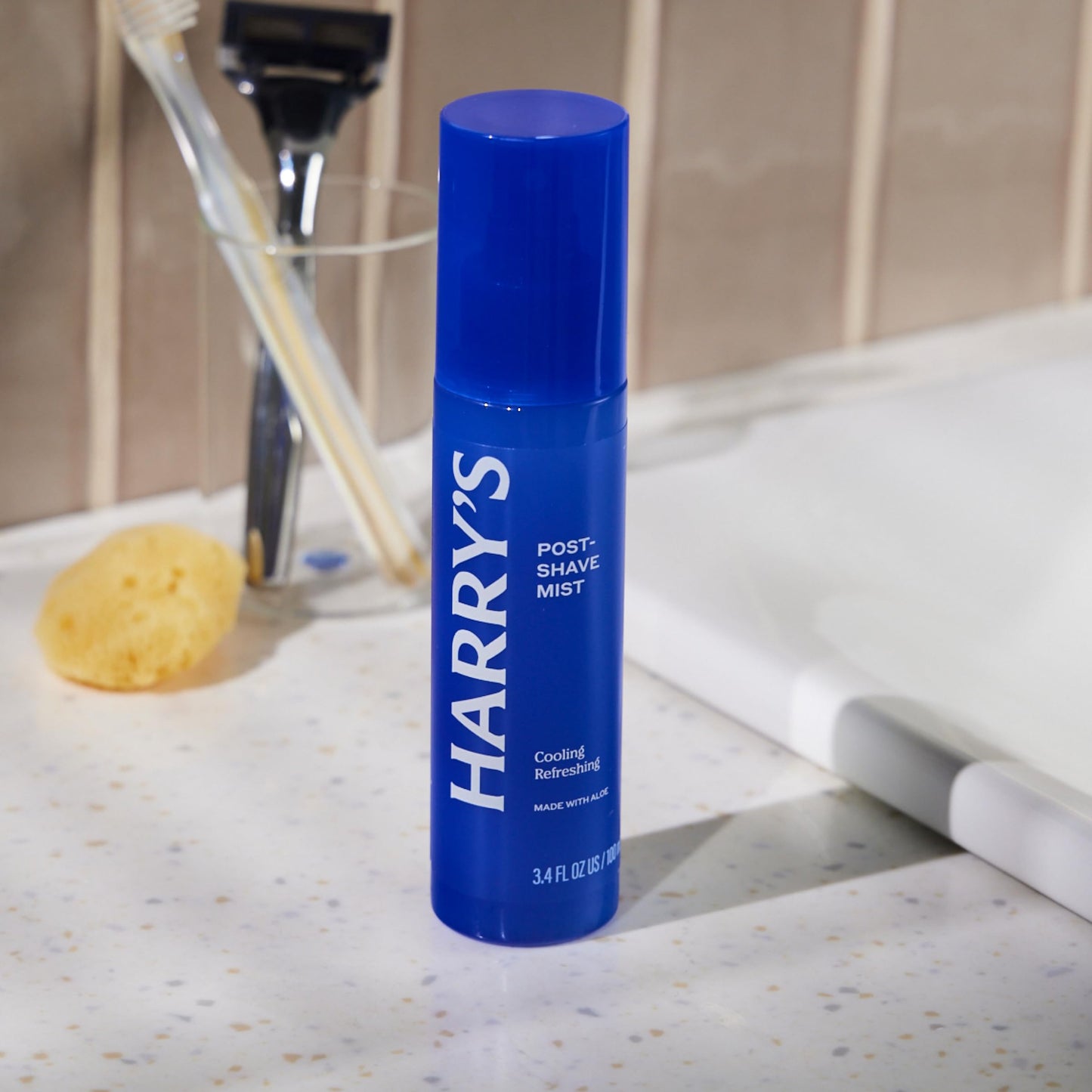 Harry's Post-Shave Mist for Men with Aloe, Eucalyptus, and Tea Tree, Soothes and Hydrates Skin After Shaving, 3.4 fl oz (Pack of 2) - TSA Approved Beauty and Personal Care Harry's