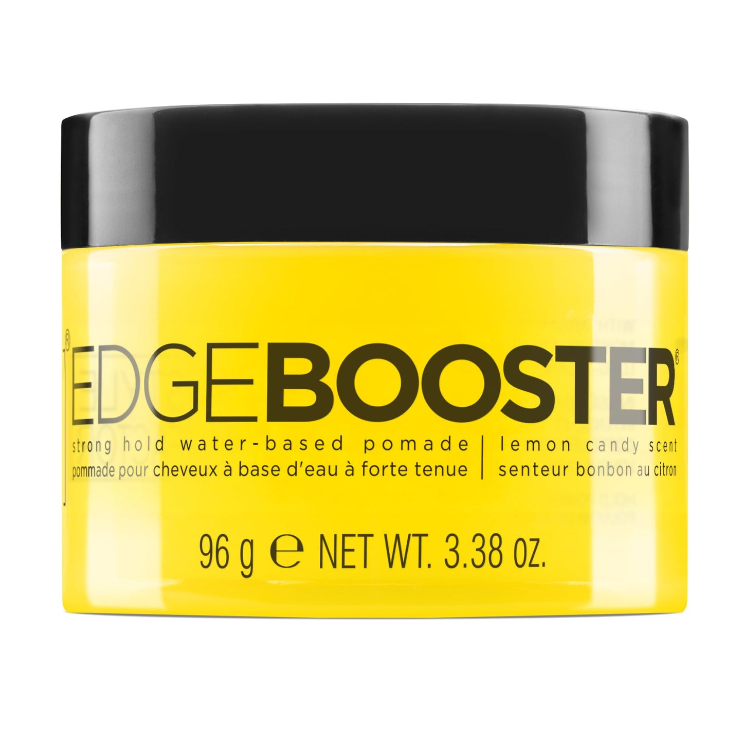 Style Factor Edge Booster Strong Hold Water-Based Pomade | Formulated with Argan Oil for Moisture & High Shine | Long Lasting Edge Control Gel | Lemon Beauty & Personal Care Style Factor