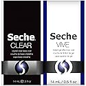 Seche Clear/Vive Base Coat and Gel Top Coat Duo Pack - Nail Strengthening & Long-Lasting High Shine, Top Coat Gel Nail Polish, Manicure Set, 14 mL Beauty & Personal Care Seche
