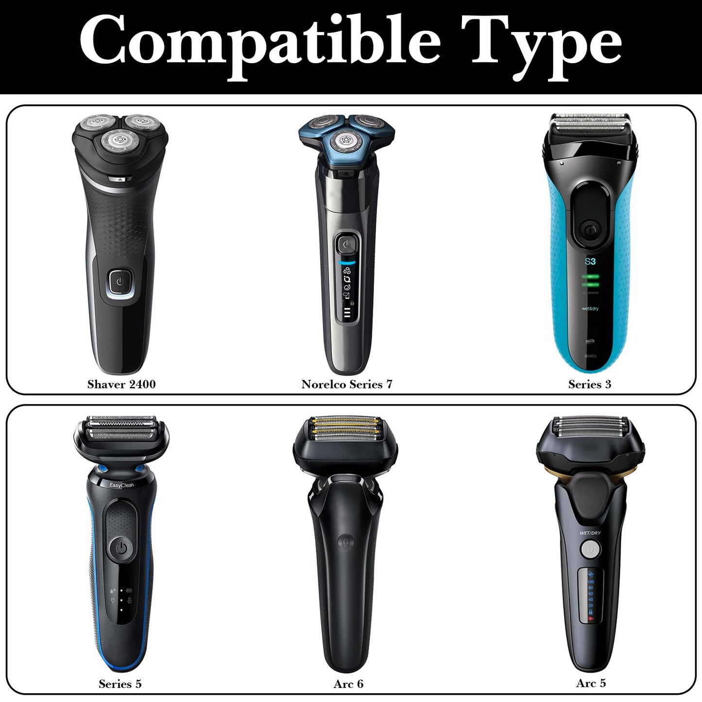 Linkidea Wall-Mounted Electric Shaver & Hair Clipper Holder, Organizer and Storage Stand Compatible with Philips Norelco 3600, 2400, Wahl 7063 (Black) Beauty and Personal Care Linkidea