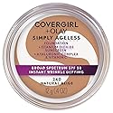 COVERGIRL & Olay Simply Ageless Instant Wrinkle-Defying Foundation, Natural Beige 0.4 Fl Oz (Pack of 1) Beauty & Personal Care COVERGIRL