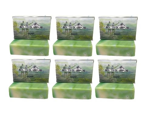 Solis Olympus Aloe Soap Bar with Essential Oil & Natural Ingredients | Anti-acne | Anti Pimple | Great Moisturizer Bar with Aloe Vera Fragrance Beauty & Personal Care Solis Olympus