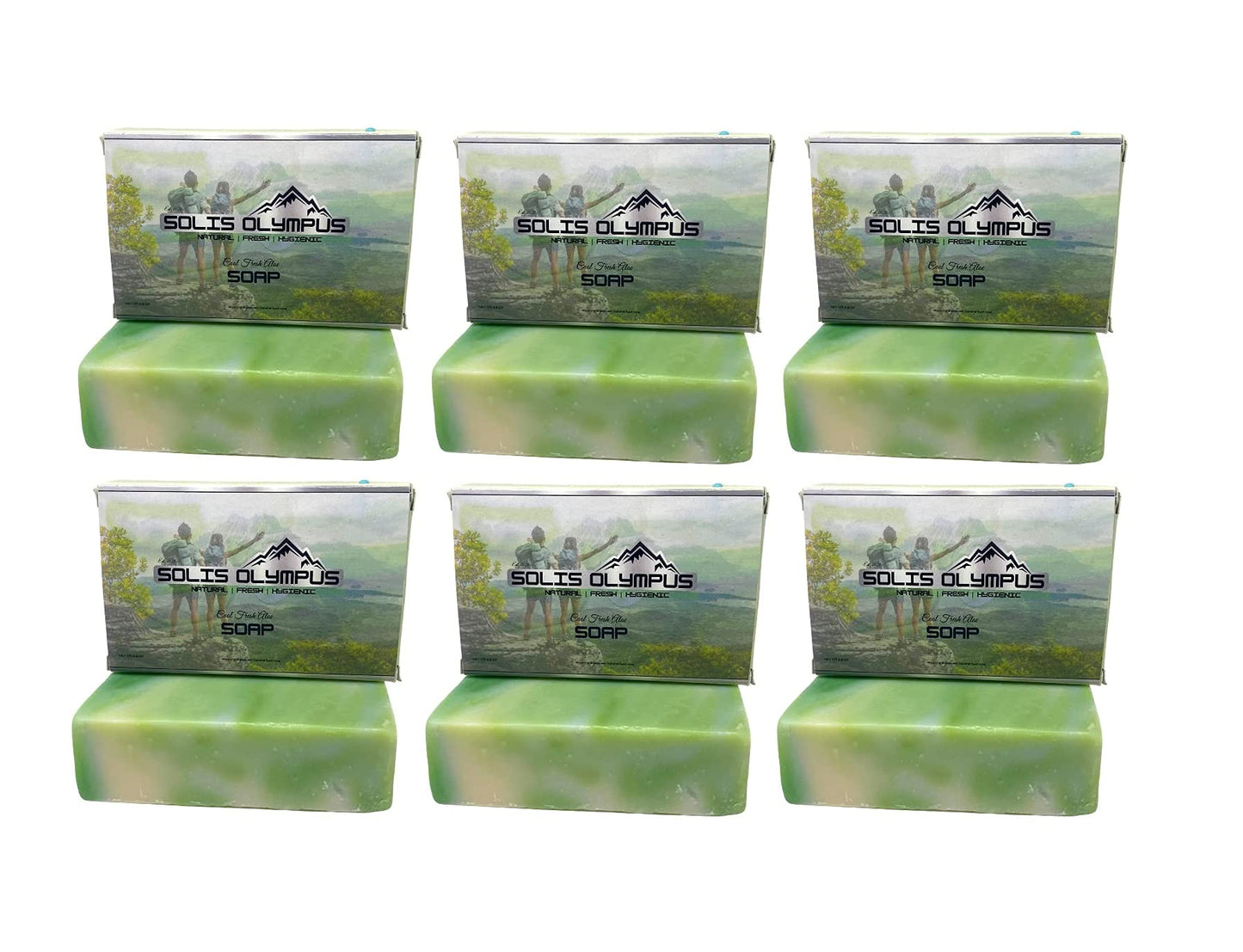 Solis Olympus Aloe Soap Bar with Essential Oil & Natural Ingredients | Anti-acne | Anti Pimple | Great Moisturizer Bar with Aloe Vera Fragrance Beauty & Personal Care Solis Olympus