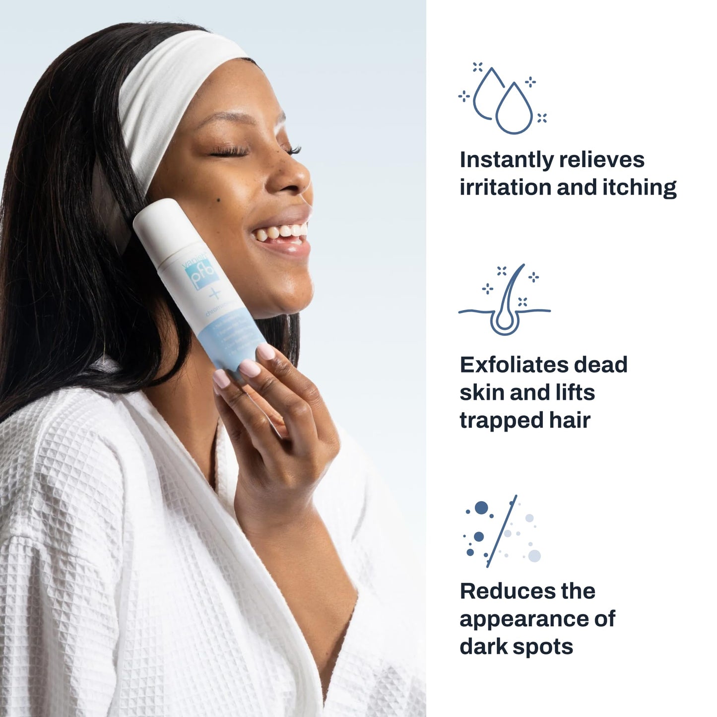 PFB Vanish Razor Bump Stopper Skin Care Treatment with Chromabright Dark Spot Remover, Roll On Formula Treats Ingrown Hairs and Razor Burns - 93g Beauty & Personal Care PFB Vanish