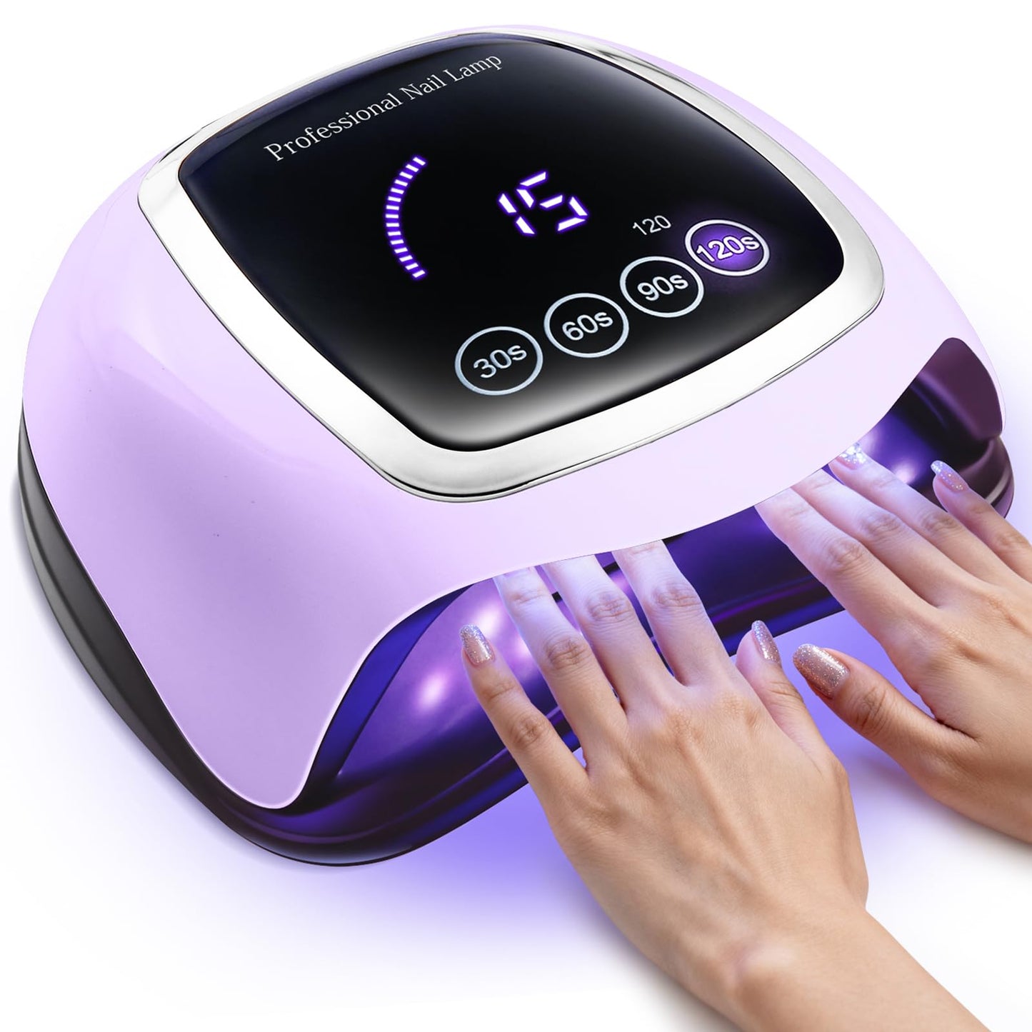 UV Nail Lamp, 180W LED Nail Dryer for Gel Polish, Touch Screen, 42 Beads Beauty and Personal Care Gugusure Default Title