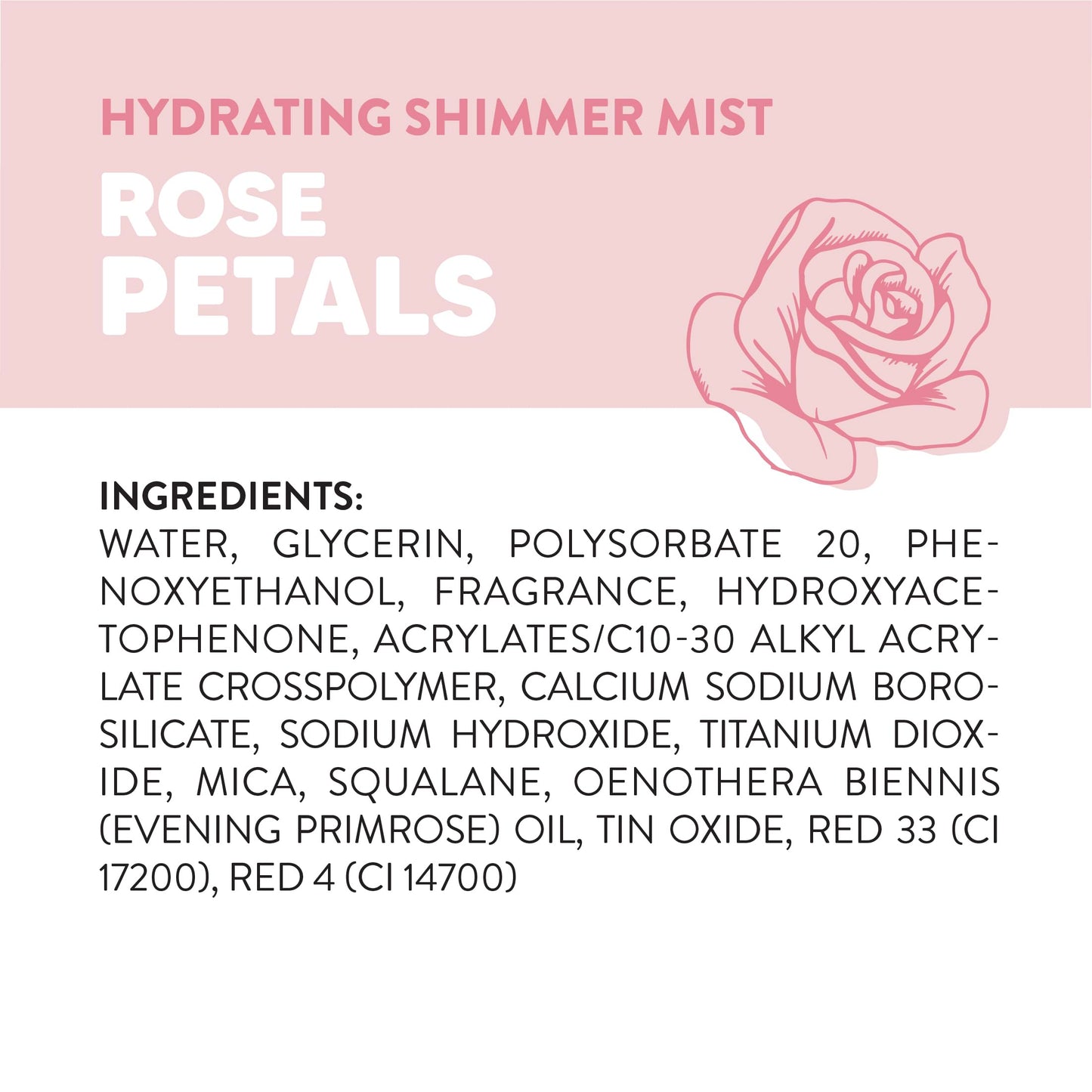 Onyx Professional Hydrating Shimmer Mist with Squalane & Primrose Oil, Rose Petals, 6.5 fl oz, 2pk - Shimmer Hair and Body Mist Creates a Radiant Glow Beauty & Personal Care Onyx Professional