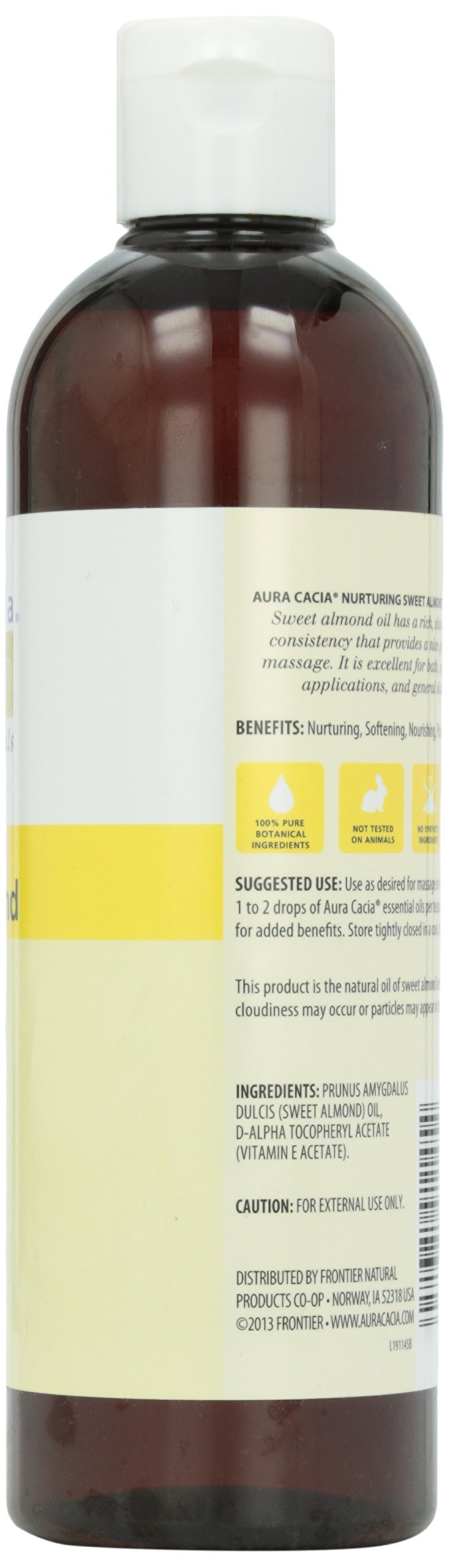 Aura Cacia Natural Skin Care Oil Sweet Almond | 16 Fl Oz (Pack of 1) Beauty & Personal Care Aura Cacia