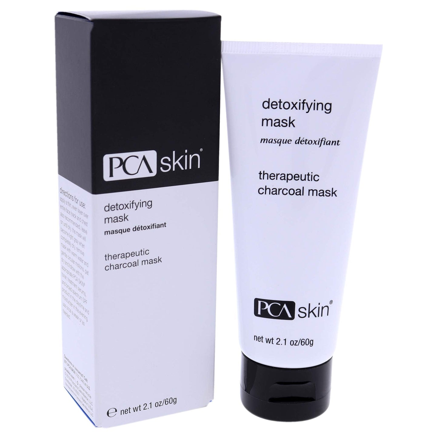 PCA SKIN Detoxifying Skin Care Face Mask - Charcoal & Clay Skincare Facial Treatment for Minimizing Pores & Blackheads (2.1 oz) Beauty & Personal Care PCA SKIN