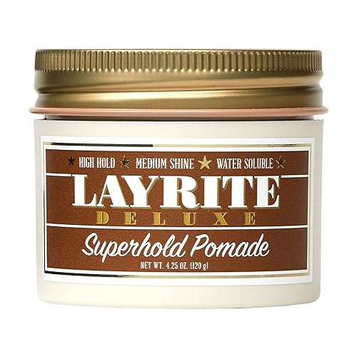 Layrite Superhold Pomade, 4.25 oz Orange Beauty & Personal Care Layrite