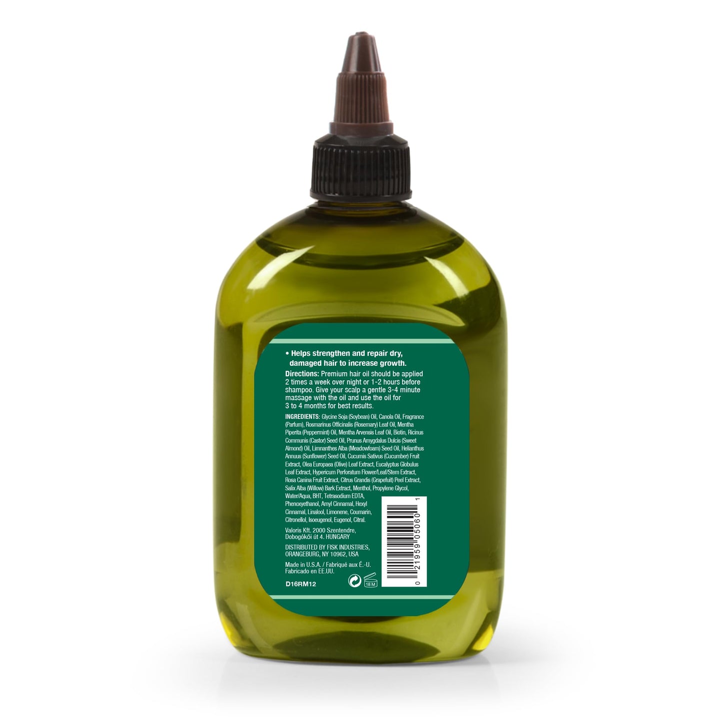 Difeel Rosemary and Mint Premium Hair Oil with Biotin - LARGE 12 oz. - Natural Rosemary Oil for Hair Growth & Biotin Beauty & Personal Care Difeel