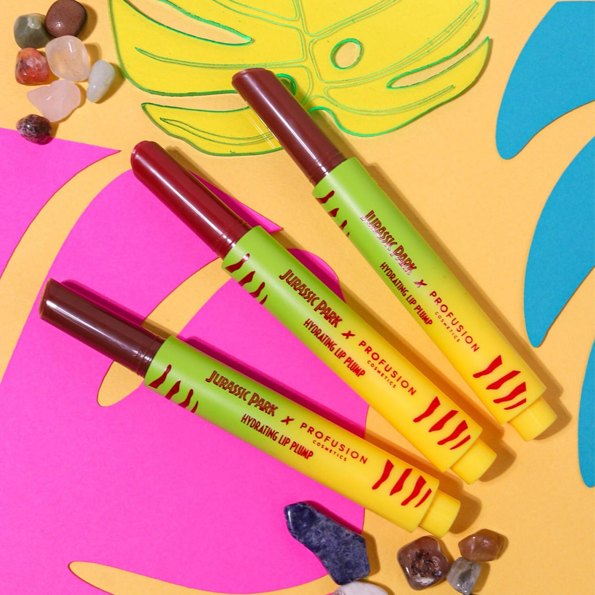 Profusion Cosmetics Hydrating Lip Plump - Jurassic Park Theme, Nourishing Formula with Vitamin E, Vegan, Cruelty-Free Lip Balm & Gloss, Moisturizing Beauty & Personal Care Profusion Cosmetics