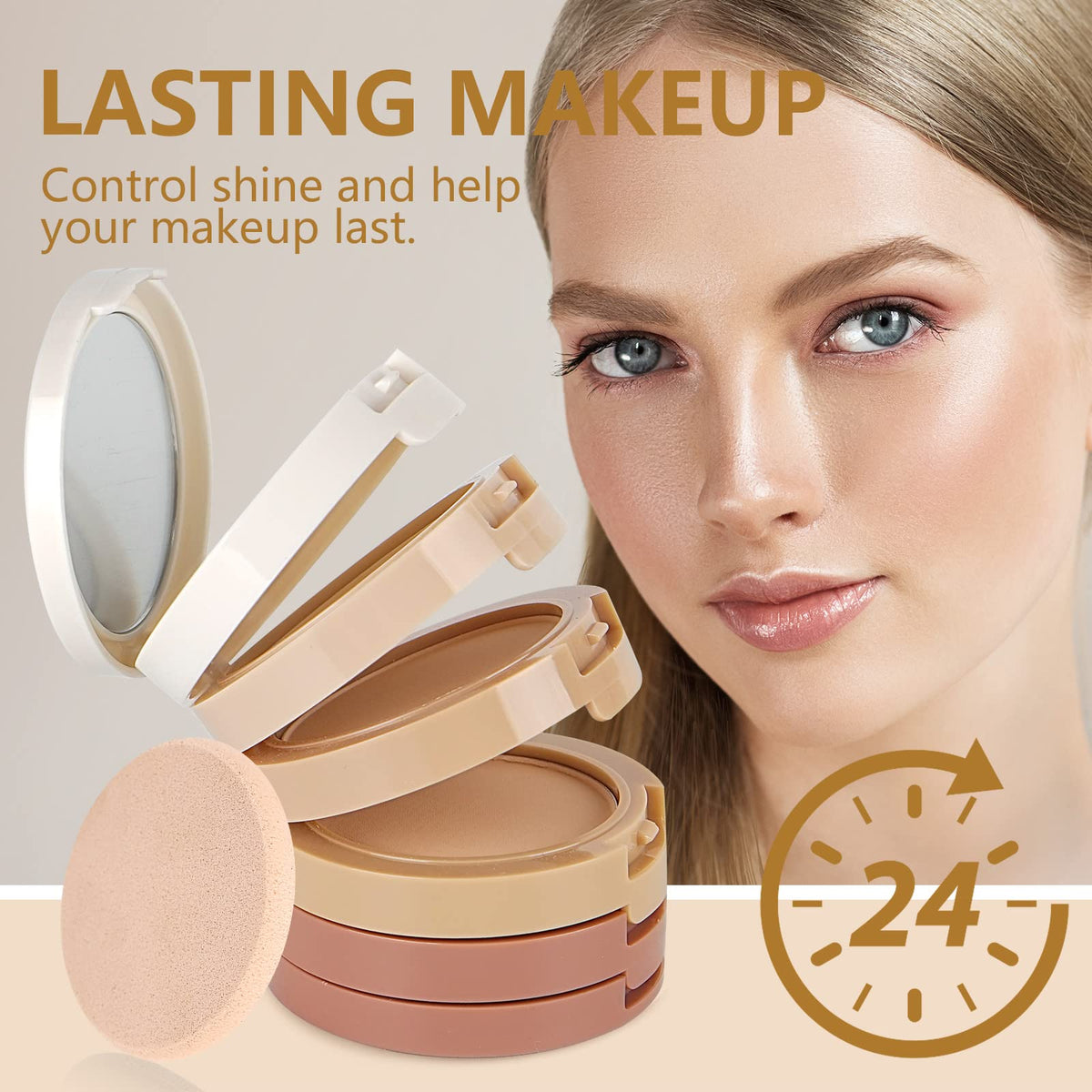 Meao Multi-layer 5 Colour Makeup Compact Make up Contour Face Bronzing Foundation Correcting Pressed Powder Facial Base Contouring Beauty Cosmetics Beauty & Personal Care Meao