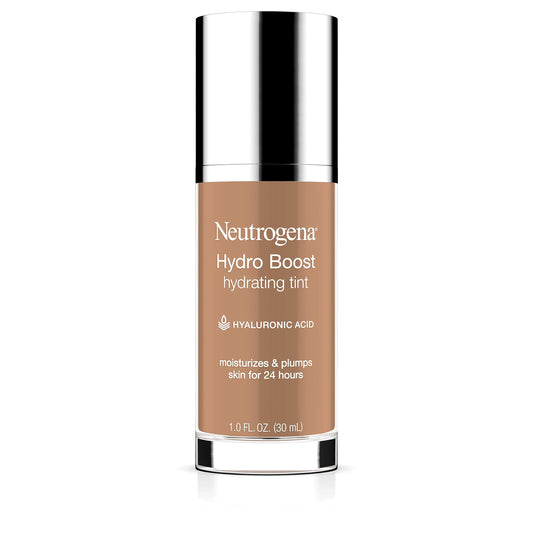 Neutrogena Hydro Boost Hydrating Tint with Hyaluronic Acid, Lightweight Water Gel Formula, Moisturizing, Oil-Free & Non-Comedogenic Liquid Foundation Beauty & Personal Care Neutrogena