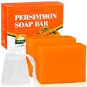 yoniagood 2 PCS Persimmon Soap Bar for Old People Smell, Natural Body Odor Control Bar Soap for Men & Women Deodorizing, Handmade Bath Bar Soap Beauty & Personal Care yoniagood