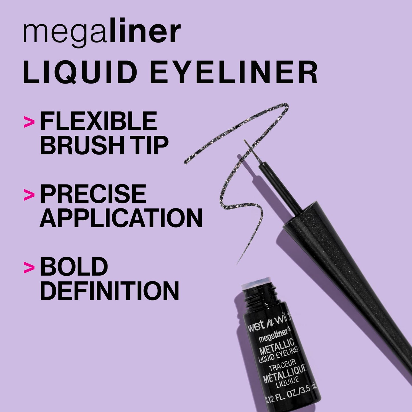 wet n wild MegaLiner Liquid Eyeliner - Metallic, Metallic Brown Beauty & Personal Care wet n wild