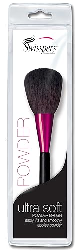 Swisspers Premium Powder Brush, Ultra-Soft Natural Fiber Makeup Brush Beauty & Personal Care Swisspers