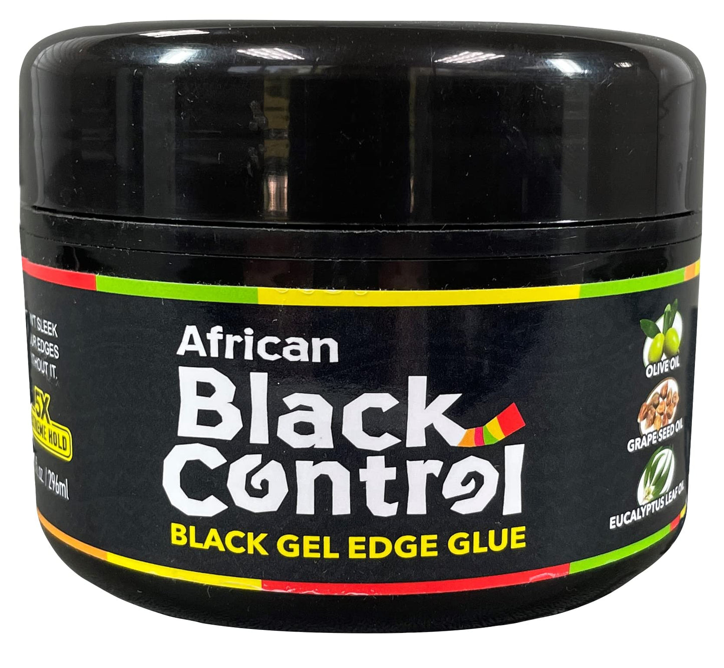 African Black Control Black Gel Edge Glue - 10 fl oz (Pack of 1) Beauty & Personal Care African Black Control